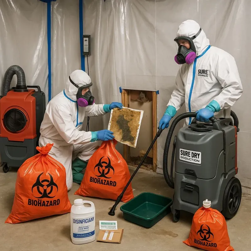 Contaminated Water Handling Protocols process in Wharton, TX